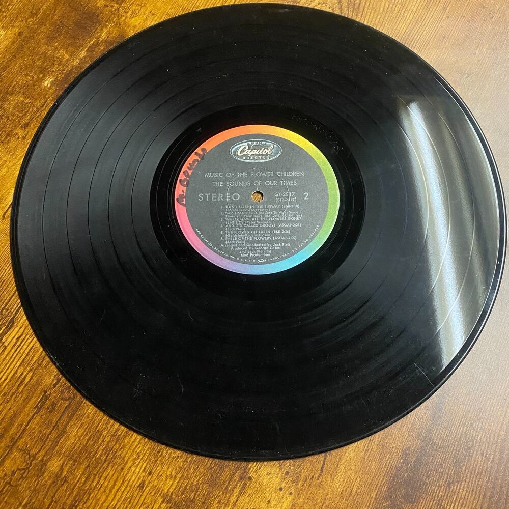 12" LP Vinyl The Sounds Of Our Times – Music Of The Flower Children - G2345